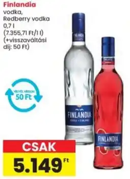 Interspar Finlandia vodka ajánlat
