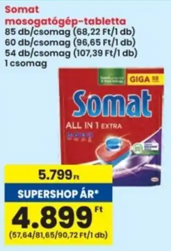 Interspar Somat mosogatógép-tabletta ajánlat