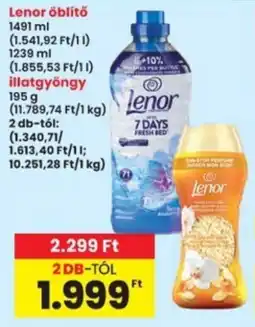 Interspar Lenor öblítő / illatgyöngy ajánlat