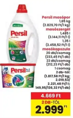 Interspar Persil mosópor / mosószergél / mosókapszula ajánlat