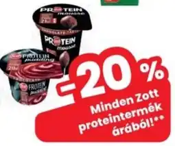 Interspar Zott proteintermék ajánlat