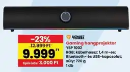 Interspar YENKEE Gaming hangprojektor YSP 1002 ajánlat