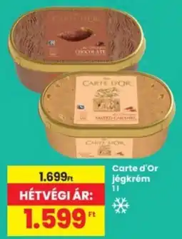 Interspar Carte d'Or jégkrém ajánlat