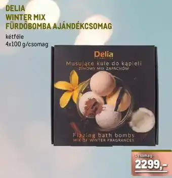 Metro Delia Winter Mix fürdőbomba ajándékcsomag ajánlat