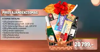 Metro Piros ajándékcsomag ajánlat