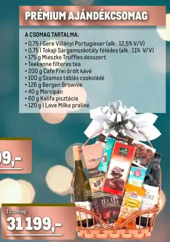 Prémium ajándékcsomag