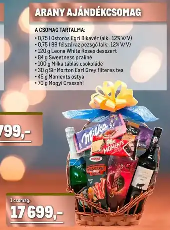Arany ajándékcsomag