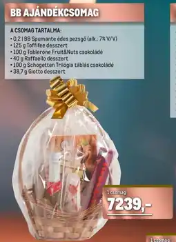 Metro BB Ajándékcsomag ajánlat