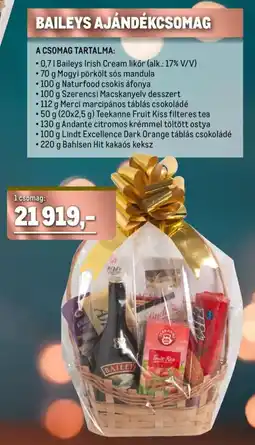 Metro Baileys ajándékcsomag ajánlat
