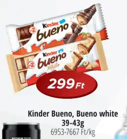 Real Kinder Bueno, Bueno white ajánlat