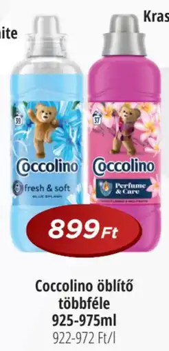 Real Coccolino öblítő többféle ajánlat