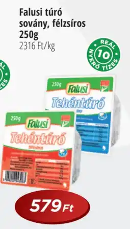 Real Falusi túró sovány, félzsíros ajánlat