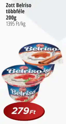 Real Zott Belriso ajánlat