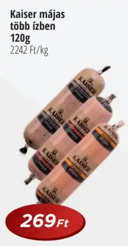 Real Kaiser májas több ízben ajánlat