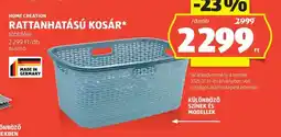 ALDI Rattanhatású kosár ajánlat