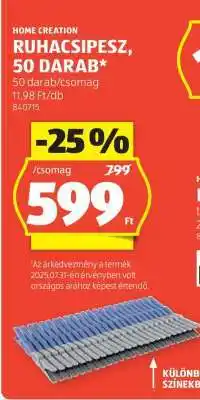 ALDI RUHACSIPESZ, 50 DARAB ajánlat