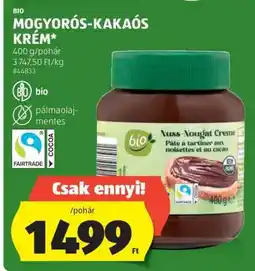 ALDI BIO Mogyorós-Kakaós Krém ajánlat