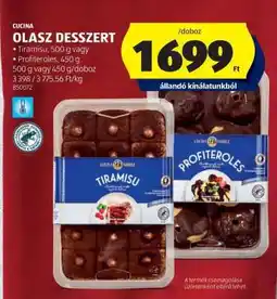 ALDI Cucina Olasz Desszert ajánlat