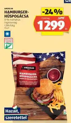 ALDI AMERICAN HAMBURGER-HÚSPOGÁCSA ajánlat