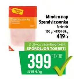 Coop Minden nap Szendvicssonka ajánlat