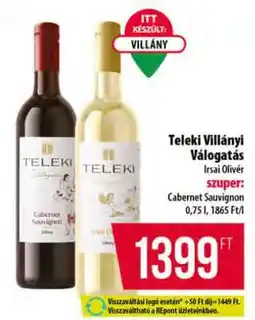 Coop Teleki Villányi Válogatás ajánlat