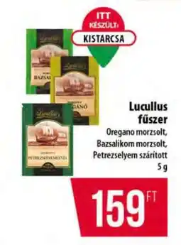 Coop Lucullus fűszer ajánlat
