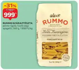Auchan Rummo Száraztészta ajánlat