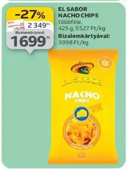 Auchan El Sabor Nacho chips ajánlat