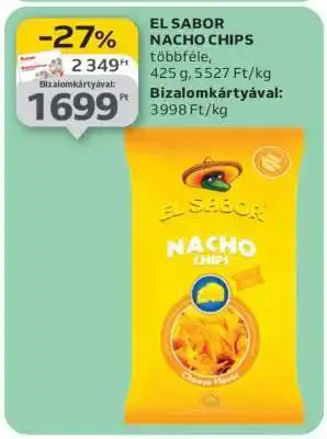 Auchan El Sabor Nacho chips ajánlat