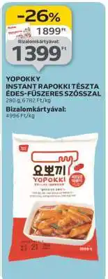 Auchan Yopokki Instant Rapokki Tészta Édes-Fűszeres Szósszal ajánlat