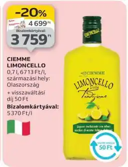 Auchan CIEMME LIMONCELLO ajánlat