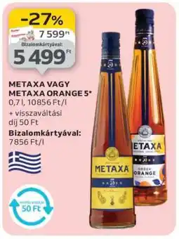 Auchan Metaxa vagy Metaxa Orange 5 ajánlat