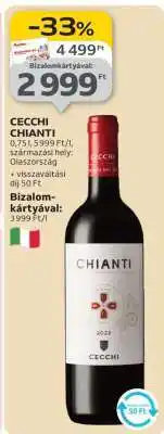 Auchan Cecchi Chianti ajánlat