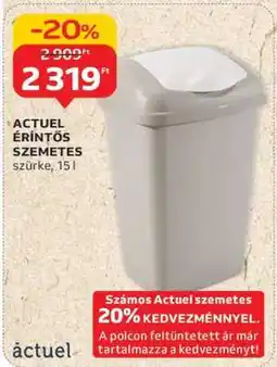 Auchan ACTUEL ÉRINTŐS SZEMETES ajánlat