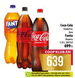 Coop Coca-Cola / Fanta ajánlat