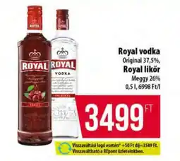 Coop ROYAL VODKA / ROYAL LIKŐR ajánlat