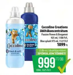 Coop Coccolino Creations öblítőkoncentrátum ajánlat
