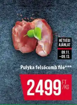 Coop Pulyka felsőcomb filé ajánlat