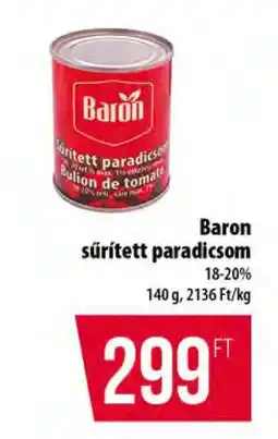 Coop Baron sűrített paradicsom ajánlat