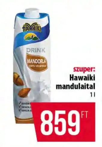 Coop Hawaiki mandulaital ajánlat