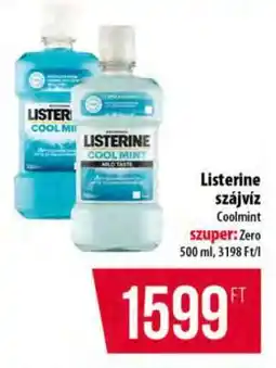 Coop Listerine szájvíz Coolmint ajánlat