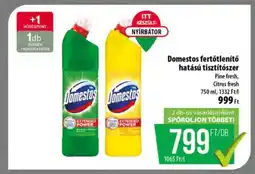 Coop Domestos fertőtlenítő hatású tisztítószer ajánlat