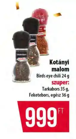 Coop Kotányi malom ajánlat