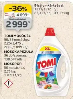Auchan TOMI Mosógél ajánlat
