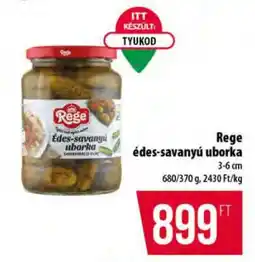 Coop Rege édes-savanyú uborka ajánlat