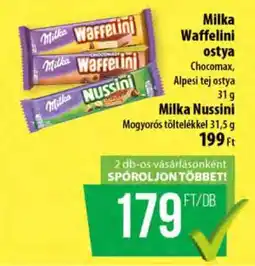 Coop Milka Waffelini ostya / Milka Nussini ajánlat