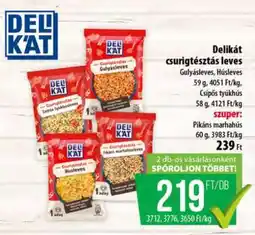 Coop Delikát csurgőtésztás leves ajánlat