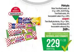 Coop PÖTTYÖS Túró Rudi ajánlat