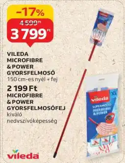 Auchan Vileda Microfibre & Power Gyorsfelmosó ajánlat