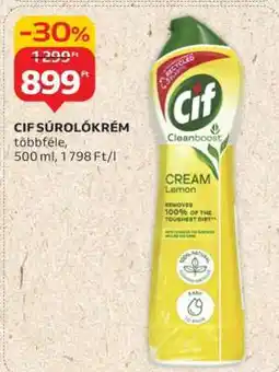 Auchan CIF Súrolókrém ajánlat
